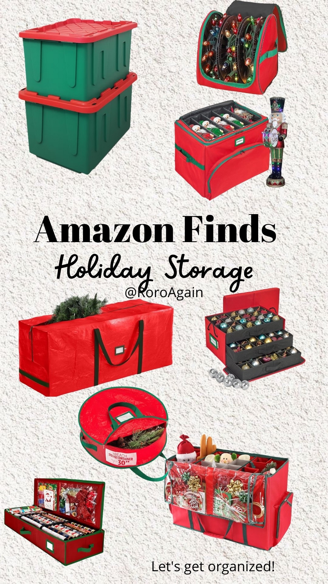 Holiday storage Amazon funda 

#LTKSeasonal #LTKmomlife