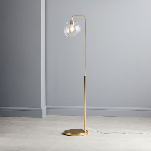 Build Your Own - Sculptural Glass Floor Lamp | West Elm (US)