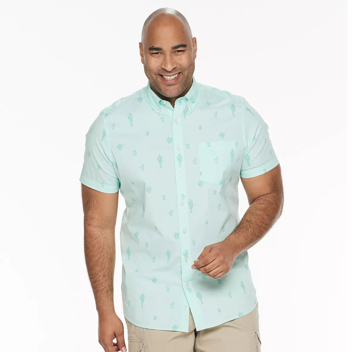 Big & Tall Sonoma Goods For Life® Poplin Button-Down Shirt | Kohl's