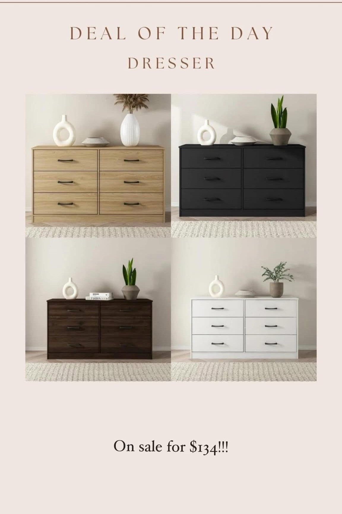 Wow! Walmart’s best reviewed & best priced dresser is back to being marked down the lowest I’ve seen & in stock all colors right now!!!! 🚨

Can change hardware to match your decor colors too!!! 


#LTKHome #LTKSaleAlert #LTKMostLoved