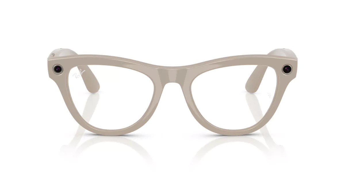 Ray-Ban Meta Ray-Ban RW4010 Meta Skyler 6700MF Men's Glasses Grey Size 52 - Blue Light Block Available | SmartBuyGlasses Global