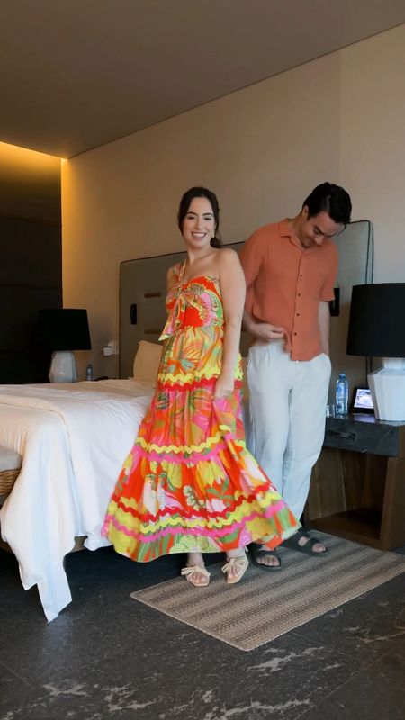 The best colorful summer maxi dress! Perfect for your next tropical vacation or beach wedding. Also linked my husband’s outfit!

#LTKtravel #LTKwedding #LTKstyletip