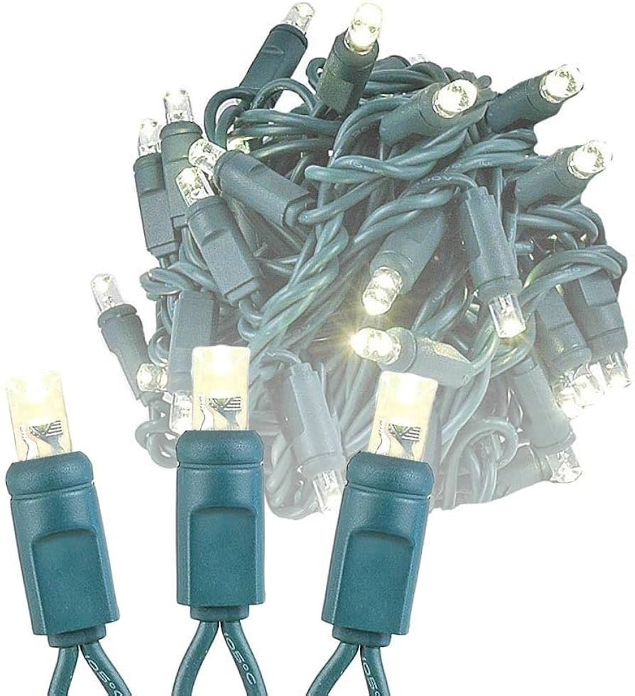 Novelty Lights 50 Light LED Twinkle Christmas LED Mini Light Set, Outdoor Fairy Wedding String Li... | Amazon (US)