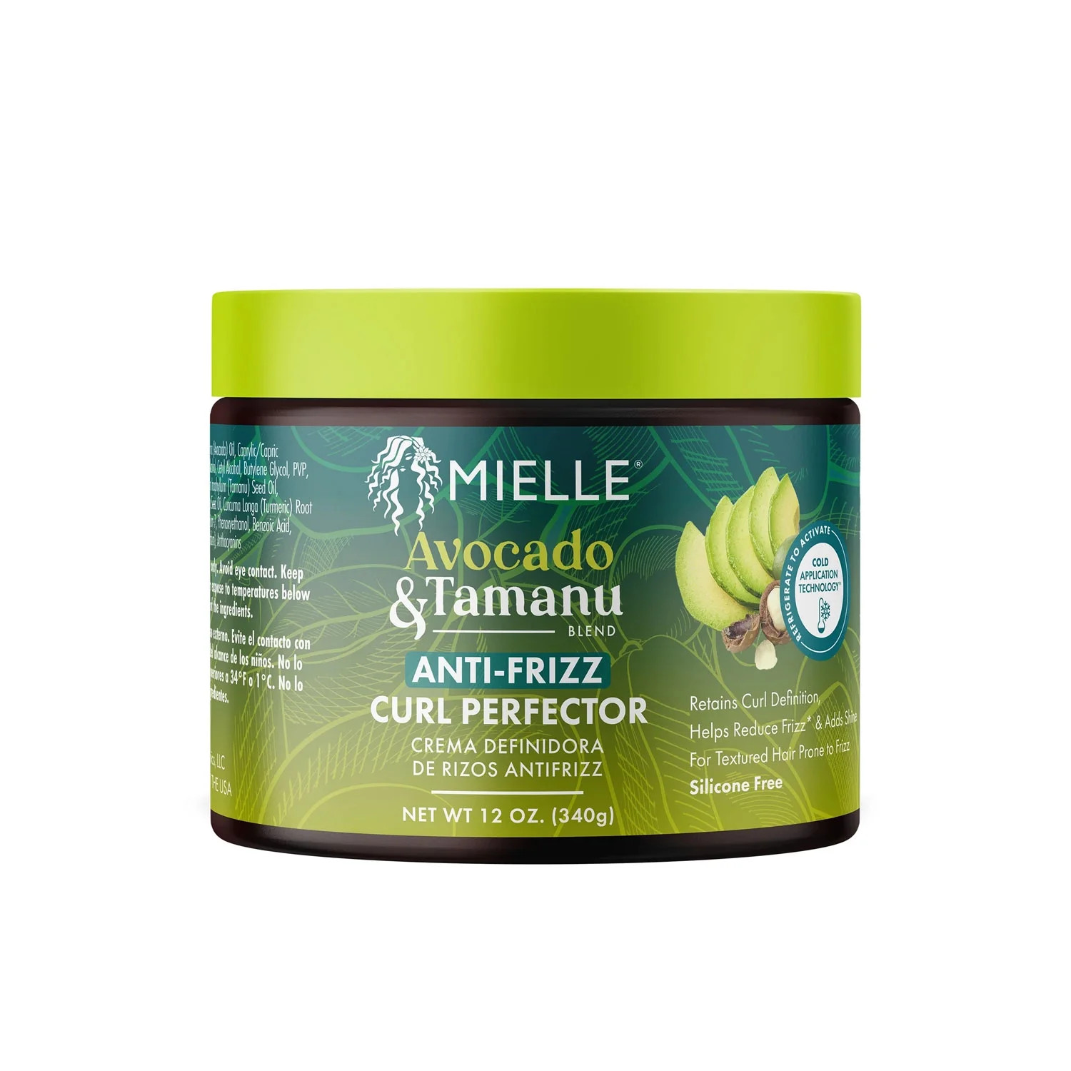 Mielle Avocado & Tamanu Anti Frizz Curl Perfector, 12 Oz. | Walmart (US)