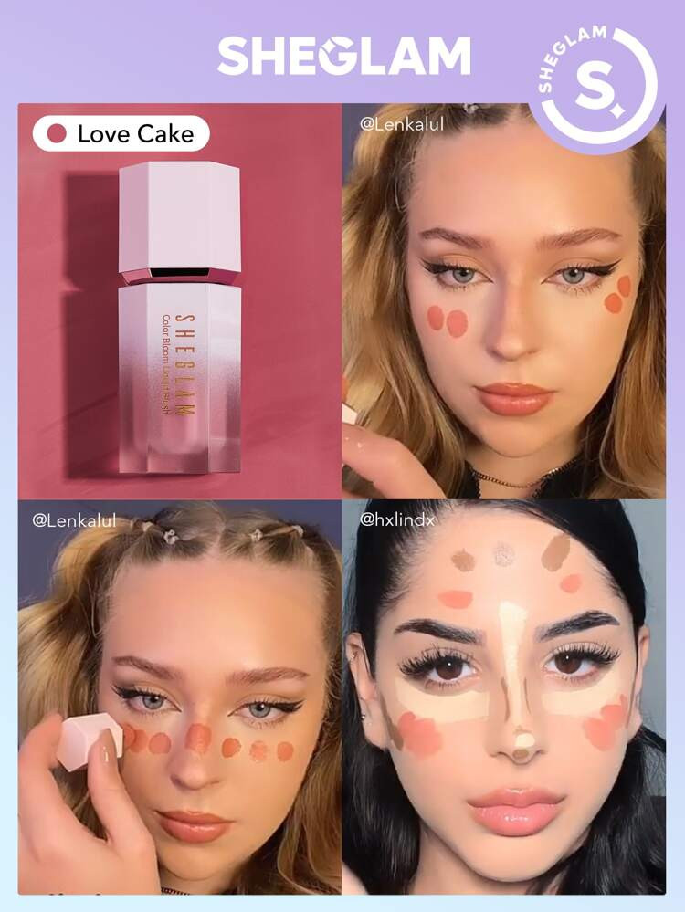 SHEGLAM Color Bloom Liquid Blush Love Cake | SHEIN