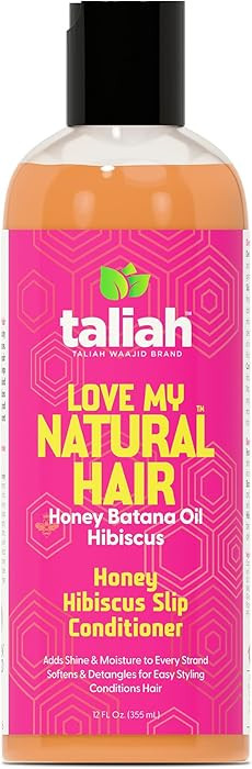Taliah Waajid Love My Natural Hair Honey Hibiscus Slip Conditioner 12oz – Moisturizing Conditio... | Amazon (US)