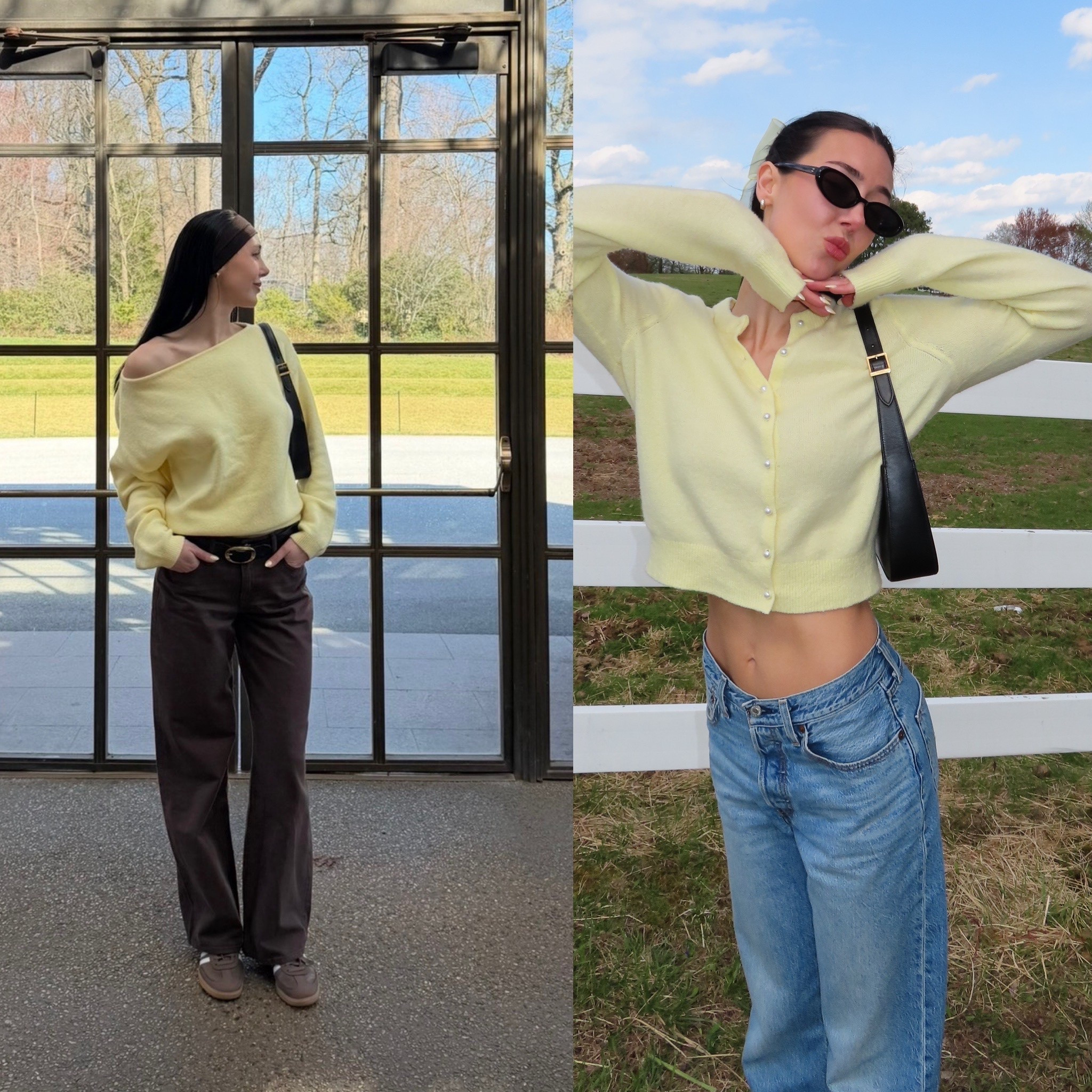 - both tops size small 
- brown jeans size 24 


#LTKSaleAlert #LTKSeasonal