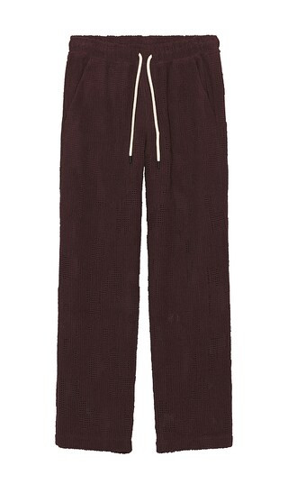 Grot Ayora Crochet Pants in Burgundy | Revolve Clothing (Global)