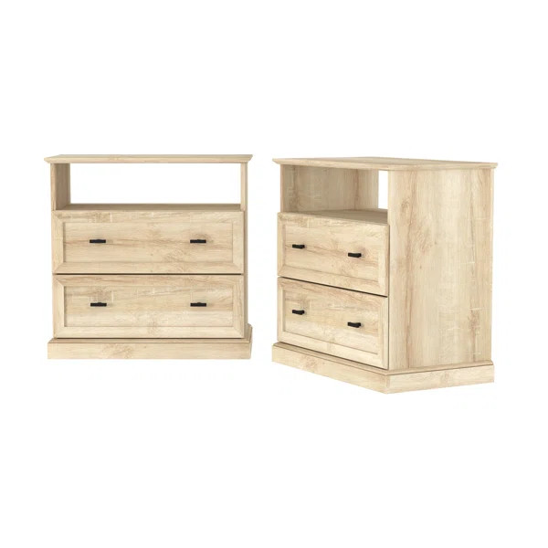 Classic Open-Top 2-Drawer Side Tables | Wayfair North America