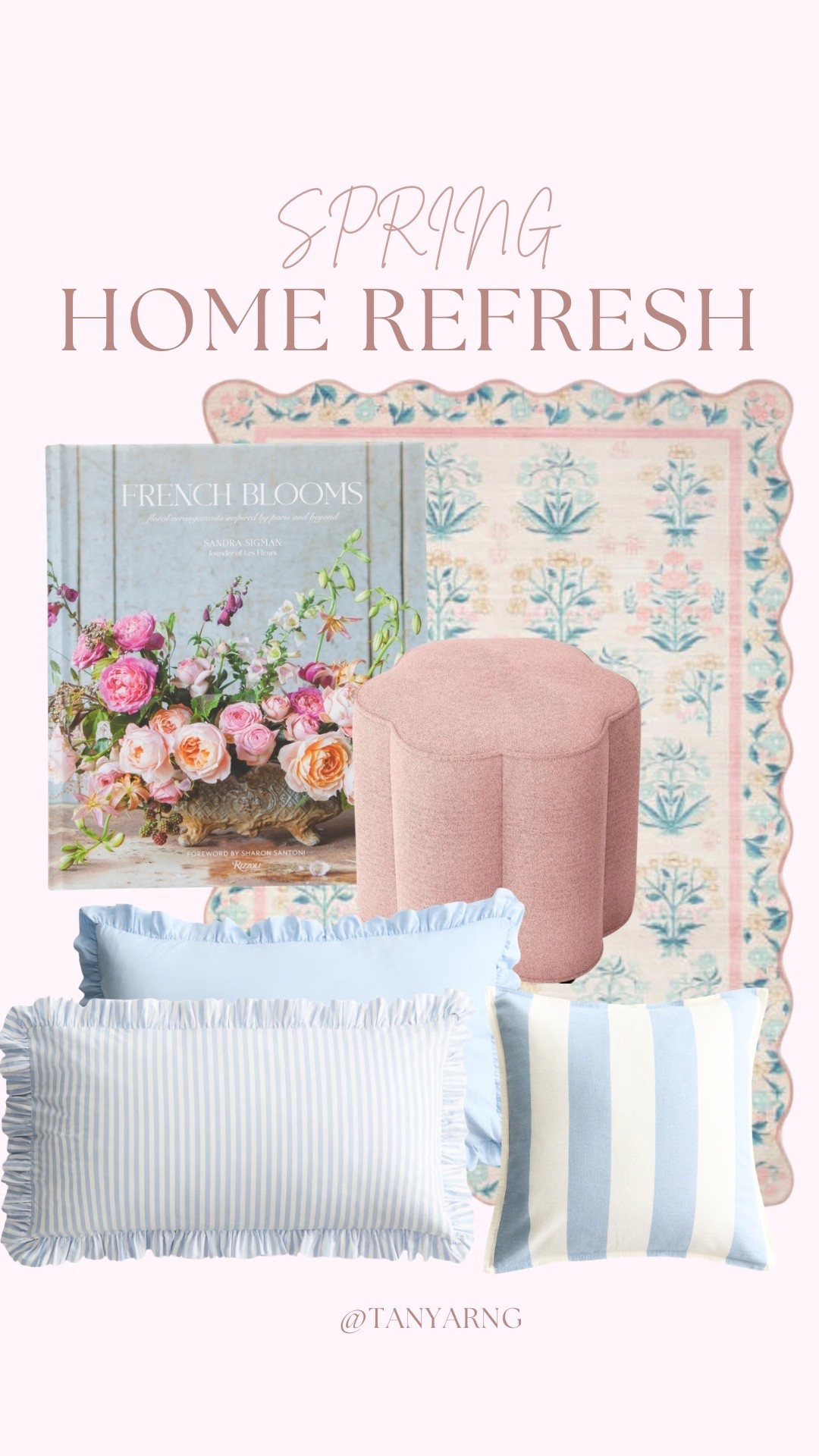 Spring home refresh | rug | ottoman | pillow 

#LTKSeasonal #LTKSaleAlert #LTKHome