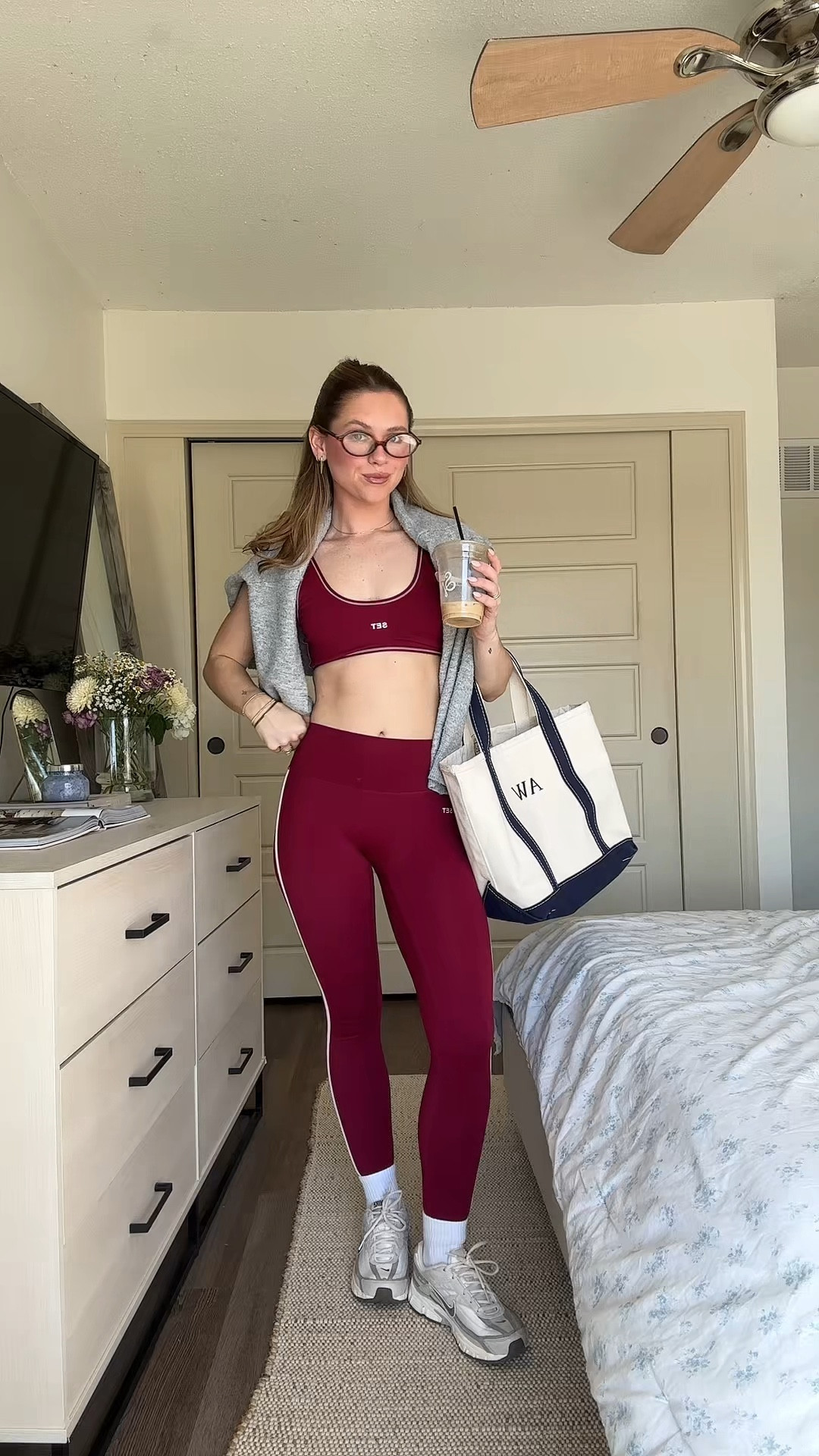 Pilates, set active, tote bag, matching set, activewear, Princess Polly, hoop earrings 

#LTKootd #LTKfitnessgoals #LTKActive