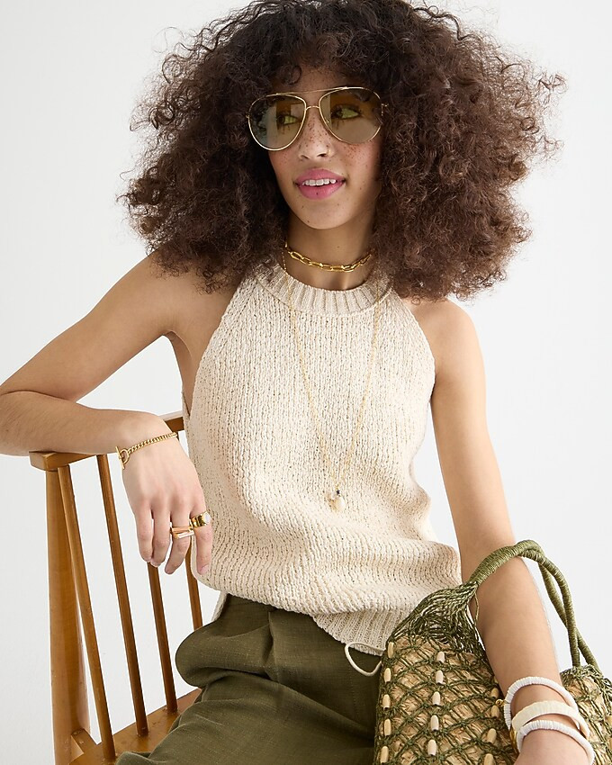 High-neck sweater-tank | J. Crew US