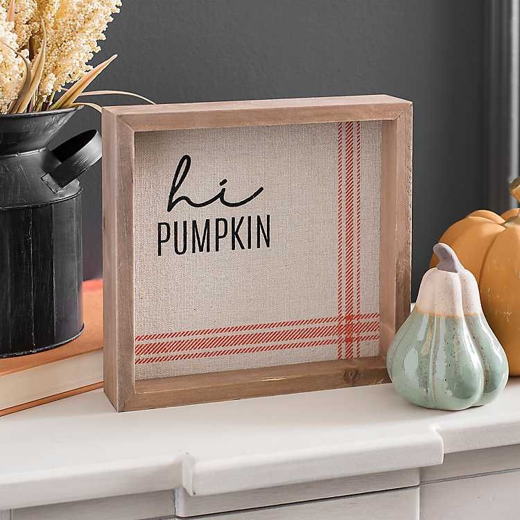 Hi Pumpkin Word Block | Kirkland's Home