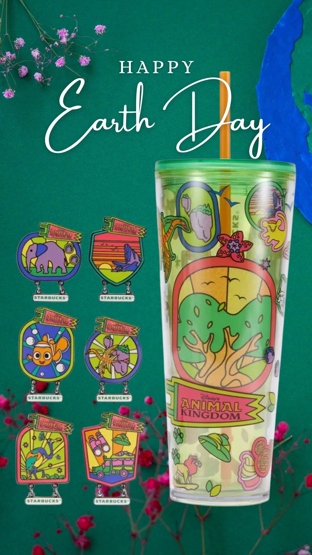 Celebrating 🌎 Earth Day + the anniversary of Disney’s Animal Kingdom 🐘🌿

There’s no better reminder of the beauty of our planet than a day spent exploring nature, wildlife, and adventure — which is exactly what Animal Kingdom is all about 💚

I’m obsessed with this Disney’s Animal Kingdom Starbucks tumbler + mystery pin set ✨ It’s covered in the cutest attraction-inspired graphics (Tree of Life, safari animals, Nemo + more 🦒🐠) and even comes with a surprise pin pack for a little extra magic 🎁

Perfect for sipping your favorite drink while channeling those wild, adventurous vibes 🌱 And the mystery pins make it even more fun — you never know what you’ll get!

If you love Disney, coffee, and celebrating the planet, this is such a fun little collectible 🌍💫

#LTKHome #LTKSaleAlert #LTKTravel