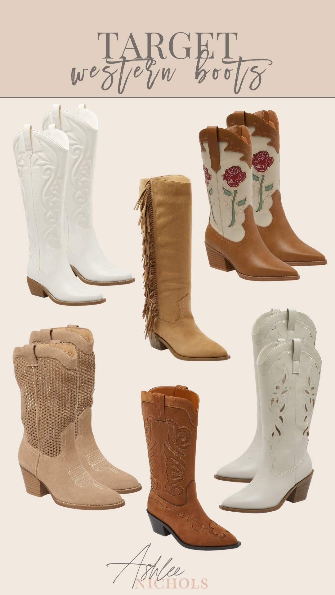 Target western boots!

Spring boots, floral boots, fringe boots, country concert 

#LTKootd #LTKSeasonal
