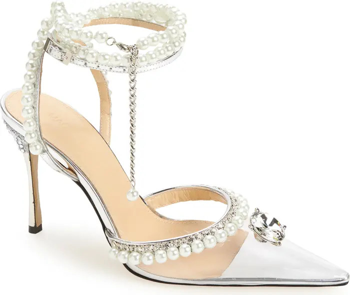 Diamond of Elizabeth Imitation Pearl Pointed Toe Pump (Women) | Nordstrom