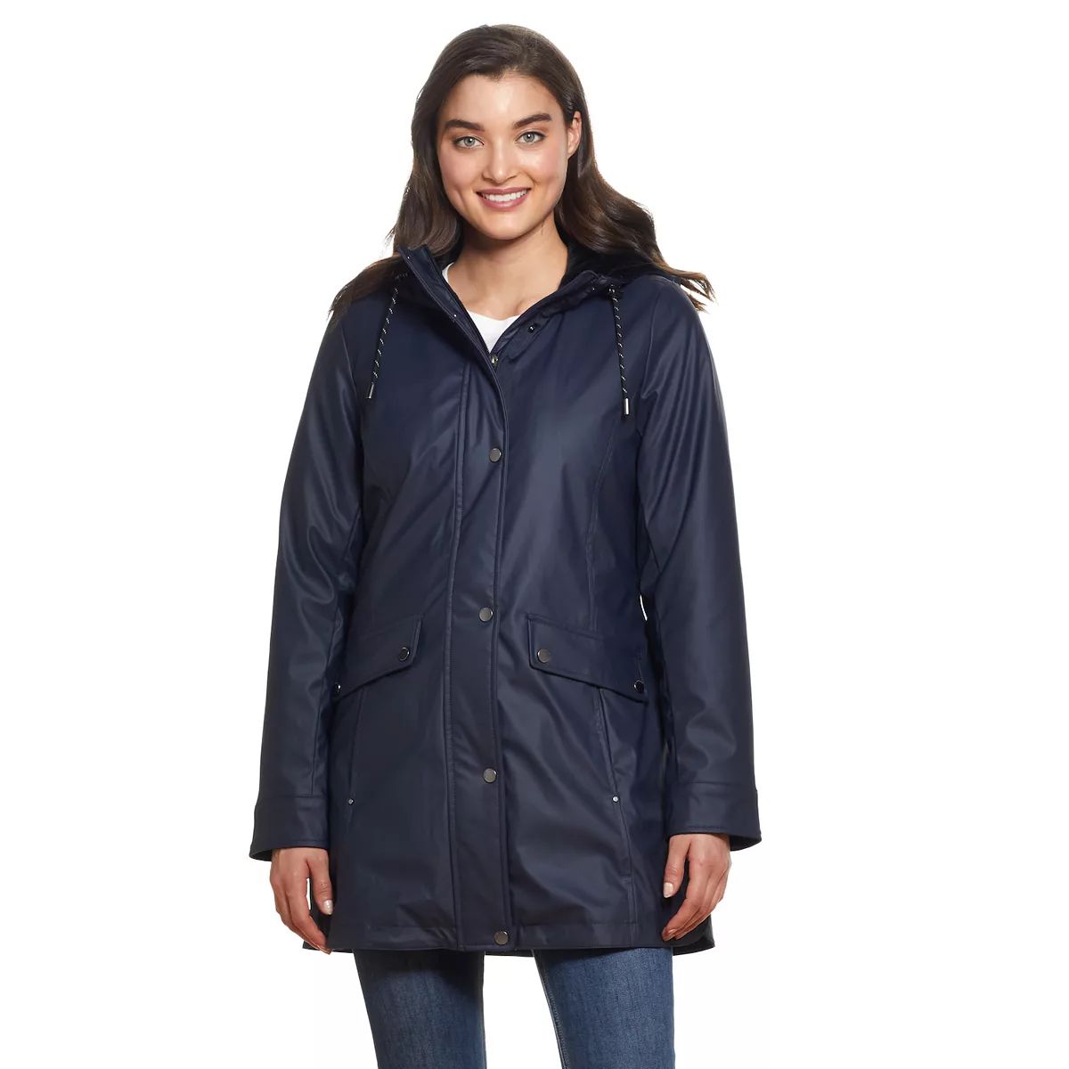 Women's Weathercast Hooded Lined Rain Coat | Kohl's