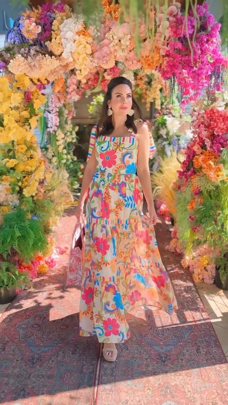 This colorful summer dress is perfect for your next vacation and on sale 30% off today at red dress! Code WOW30. Fit is TTS. I’m wearing a small  

#LTKsalealert #LTKunder50 #LTKunder100