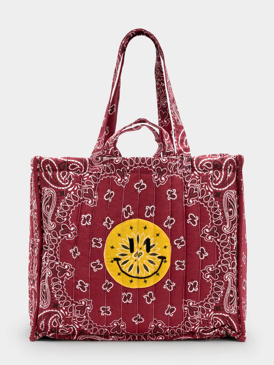 Call It By Your Name Maxi Quilted Cabas Tote Bag | Saint Bernard