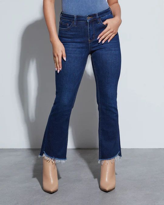 Cortez Cropped High Waist Jeans | VICI Collection