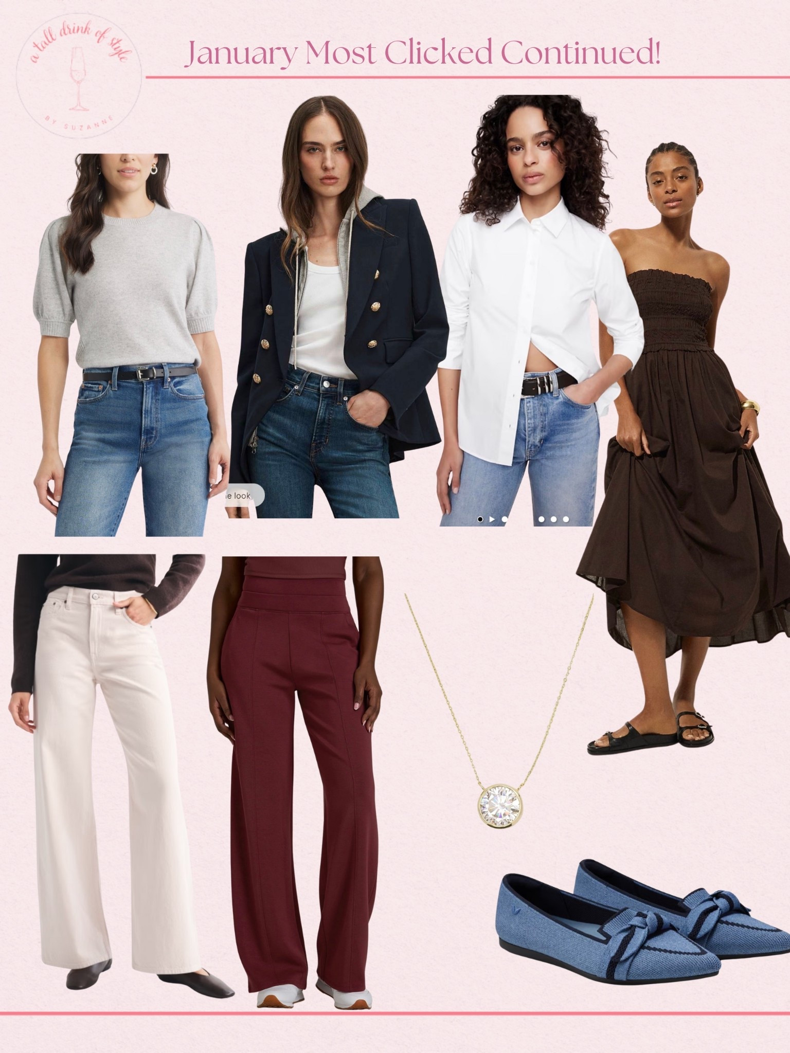 Even more of the most clicked items in January! 

#LTKTall #LTKOver40 #LTKSaleAlert