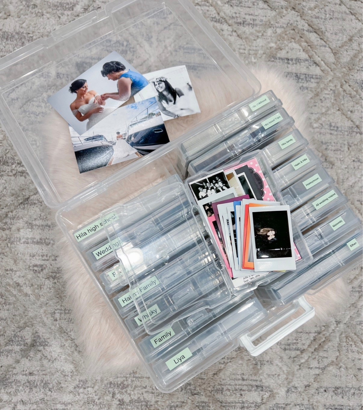 Photo album box, i use one for each child and one for random photos the entire family has from random prints to Photo Booth pictures and more. 

Get organized 
New years goals
Organization tips
Mom hacks 

#LTKdayinmylife #LTKHome #LTKKids