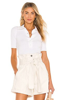 Bardot Crop Collar Tee in Orchid from Revolve.com | Revolve Clothing (Global)