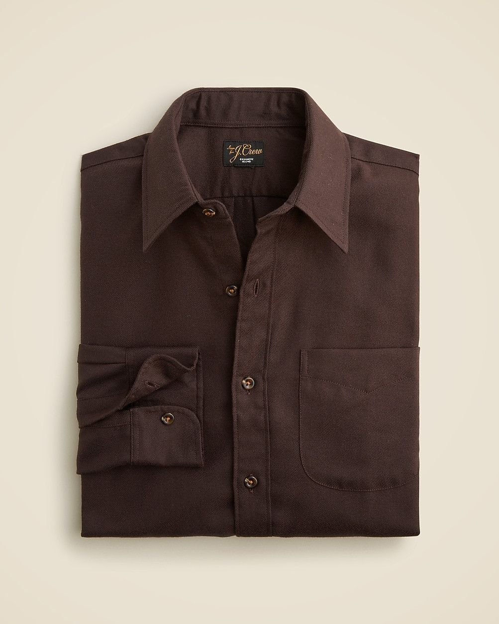 Cotton-cashmere blend shirt | J. Crew US