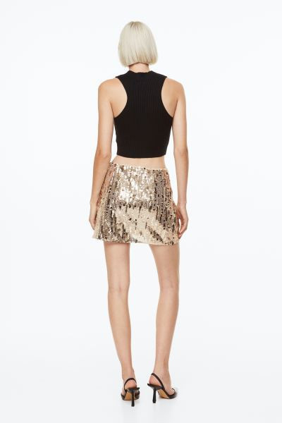 Pailletten-Minirock | H&M (DE, AT, CH, NL, FI)
