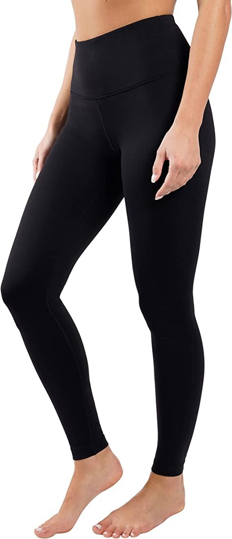 90 Degree By Reflex High Waist Power Flex Tummy Control Leggings | Amazon (US)