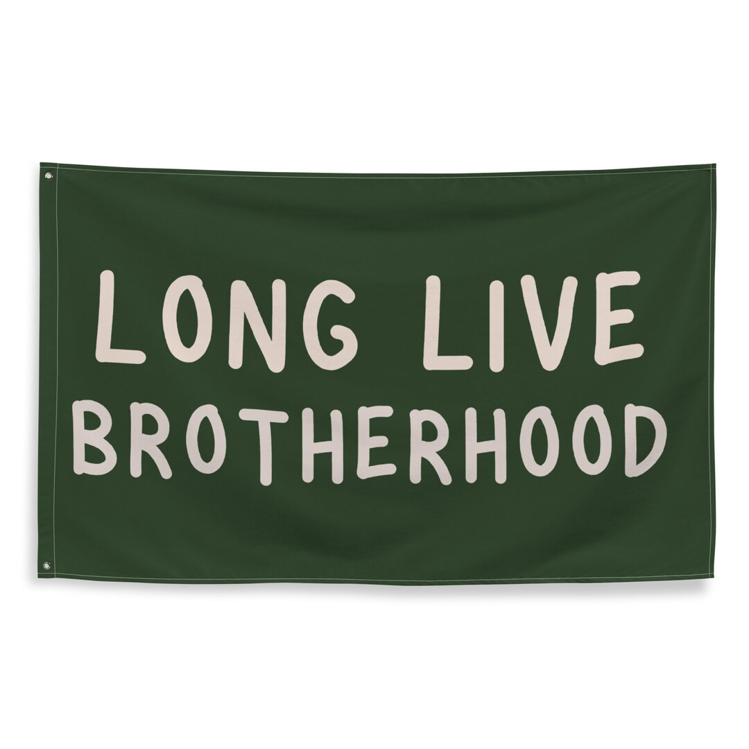 Long Live Brotherhood, Boys, Brothers, Playroom Signs, Banners, Flag, Baby Registry, Nursery, Gif... | Etsy (US)