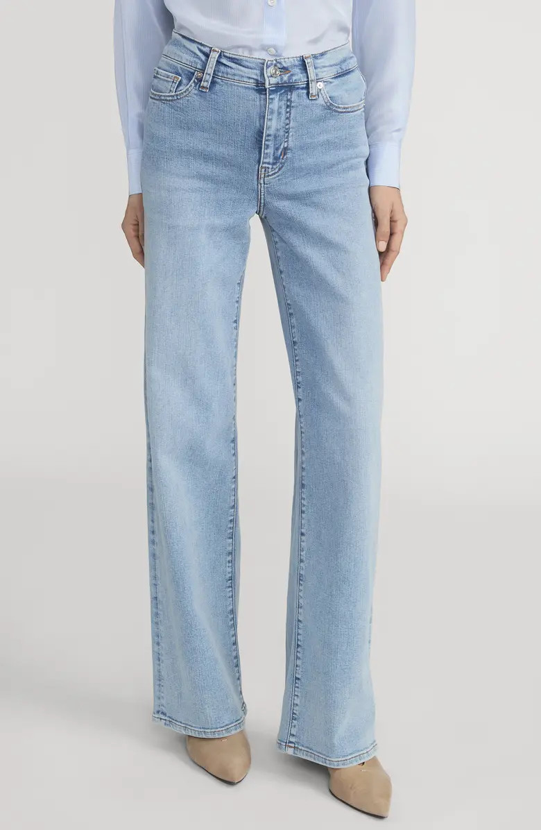 Le Slim Palazzo High Waist Wide Leg Jeans | Nordstrom