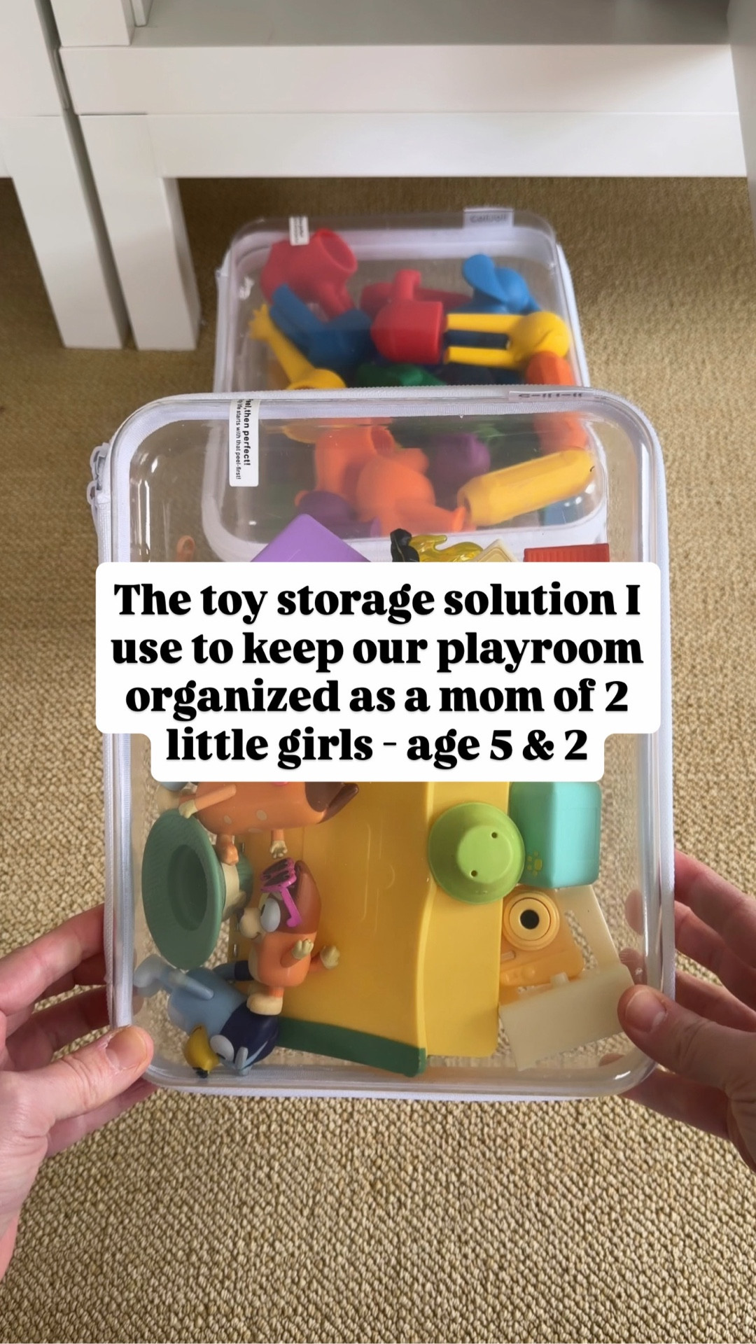 Keeping the playroom organized is always a challenge, but these clear zippered storage containers have been one of the easiest solutions. I love that you can see exactly what’s inside, which makes it so much easier for kids to find toys and clean up after.




toy storage container
clear toy storage
kids toy storage bin
playroom toy organization
toy storage with zipper
kids toy storage solution
playroom storage ideas
clear storage for toys
kids toy organizer
toy storage bin kids
playroom organization ideas
kids room storage solutions
toy storage containers clear
toy storage organization


#LTKKids #LTKHome #LTKmomlife