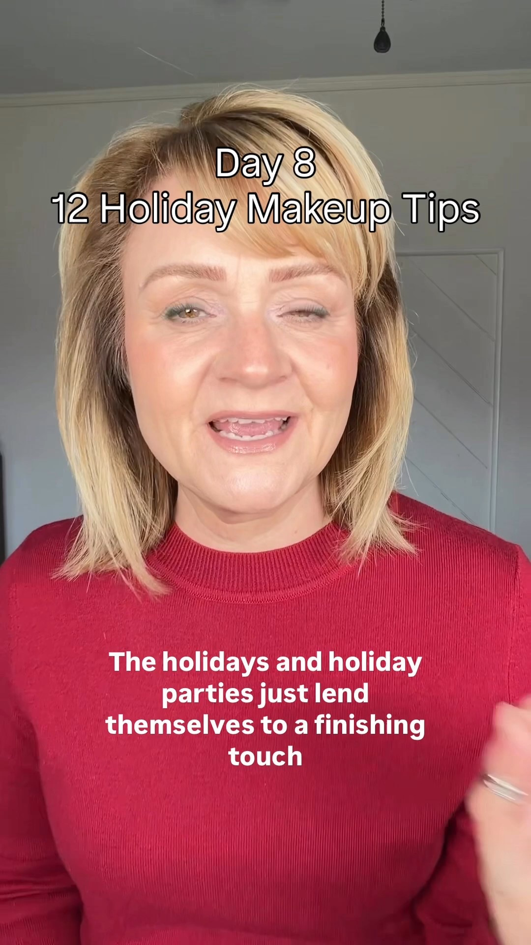 Day 8 
12 Mature Skin Holiday Makeup Tipss

#LTKHoliday #LTKBeauty #LTKOver40