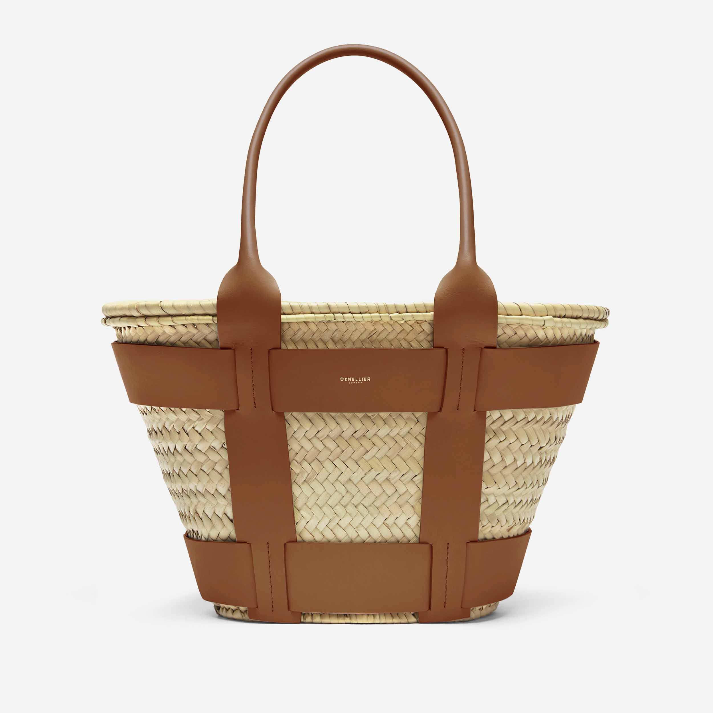 The Santorini | Natural Basket Tan Smooth | DeMellier | DeMellier