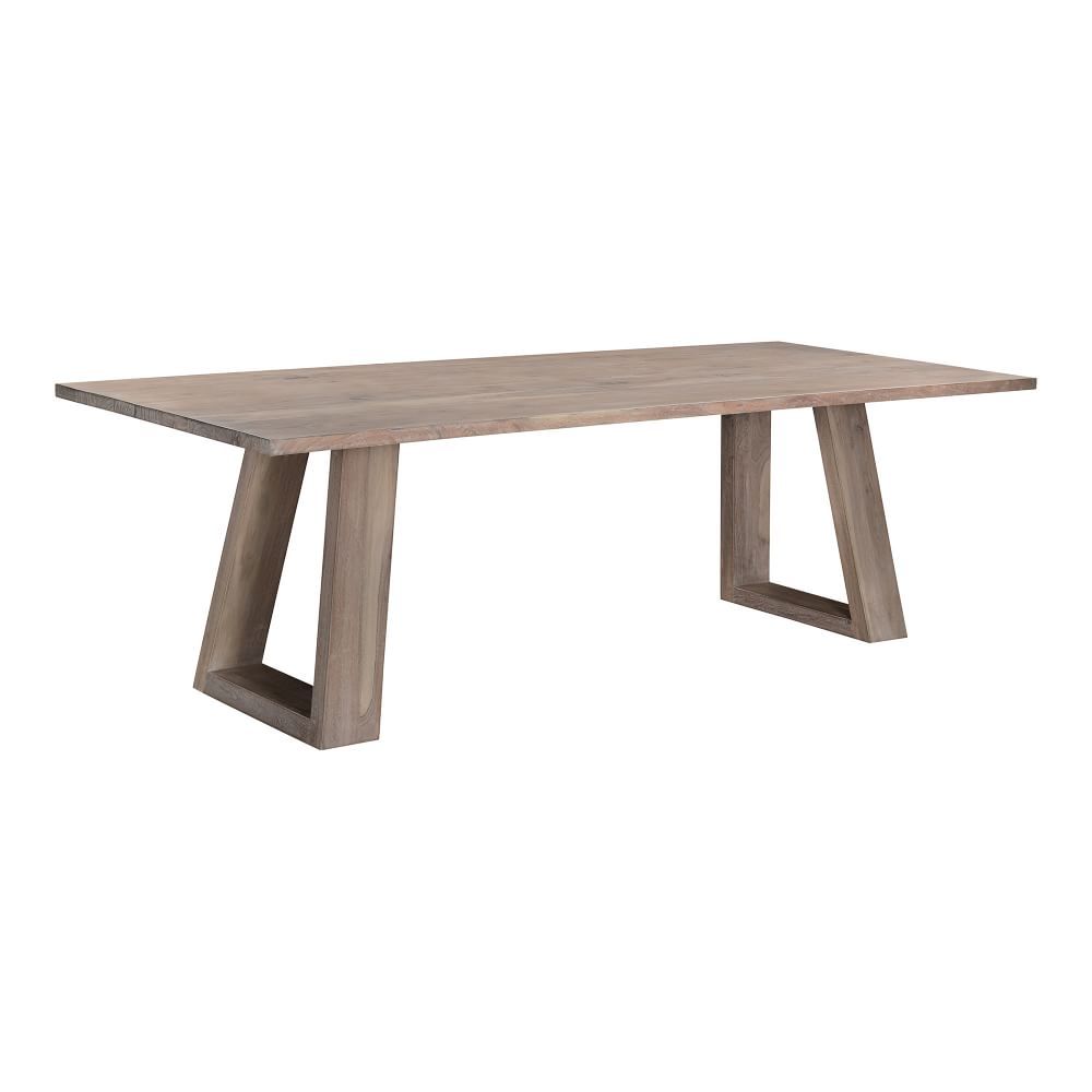 Angled Cross Legs Rectangle Dining Table (98&quot;) | West Elm (US)