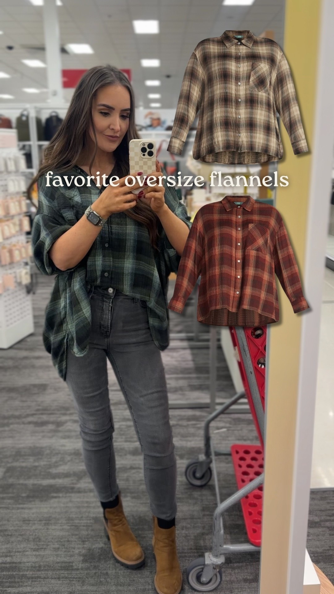 Oversized flannels from Walmart- I typically wear size S or M but ordered 3X for oversize fit 

#LTKFindsUnder100 #LTKStyleTip #LTKSaleAlert