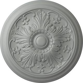Ekena Millwork 16-7/8" x 5/8" Vienna Urethane Ceiling Medallion (Fits Canopies upto 3-1... | The Home Depot