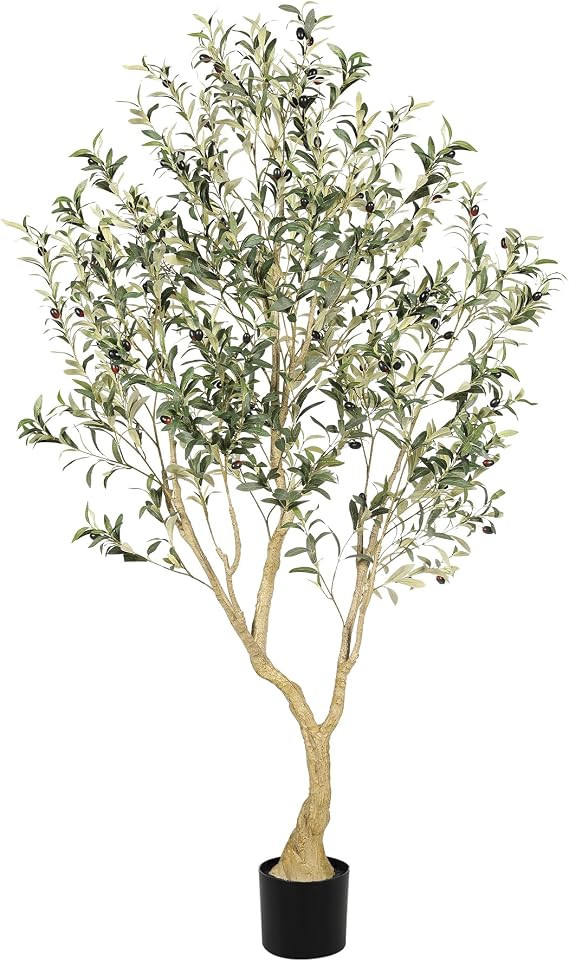 LYERSE Olive Tree 6ft with Large Olive Branches and Lifelike Fruits | Amazon (CA)