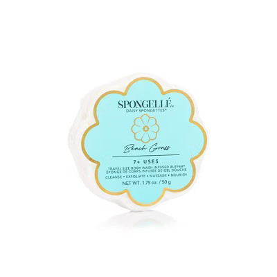 Spongelle Daisy Collection | Flower Shaped Spongette | Beach Grass - 1.75oz | Target