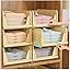 SNSLXH 5 Pack Stackable Closet Storage Basket, Multifunctional & Foldable Closet Organizer for Ba... | Amazon (US)