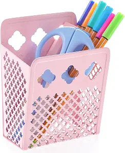 Magnetic Pen Holder, Mesh Metal Strong Magnet Dry Erase Marker Holder Pencil Organizer Small Item... | Amazon (US)