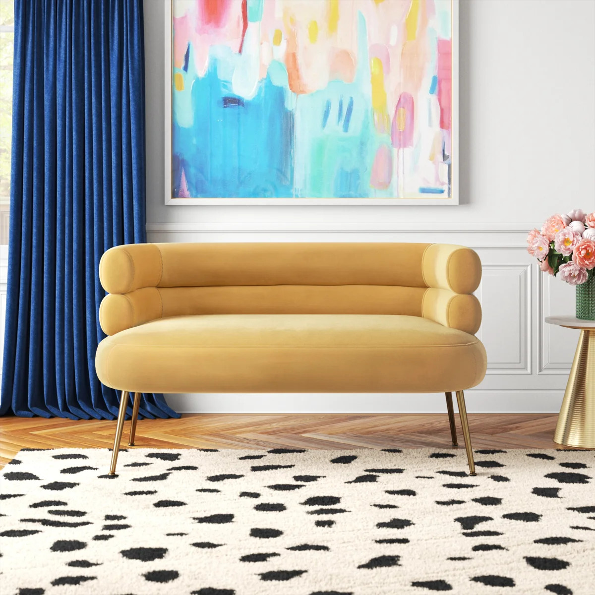 Demetrius  50'' Upholstered Loveseat | Wayfair North America