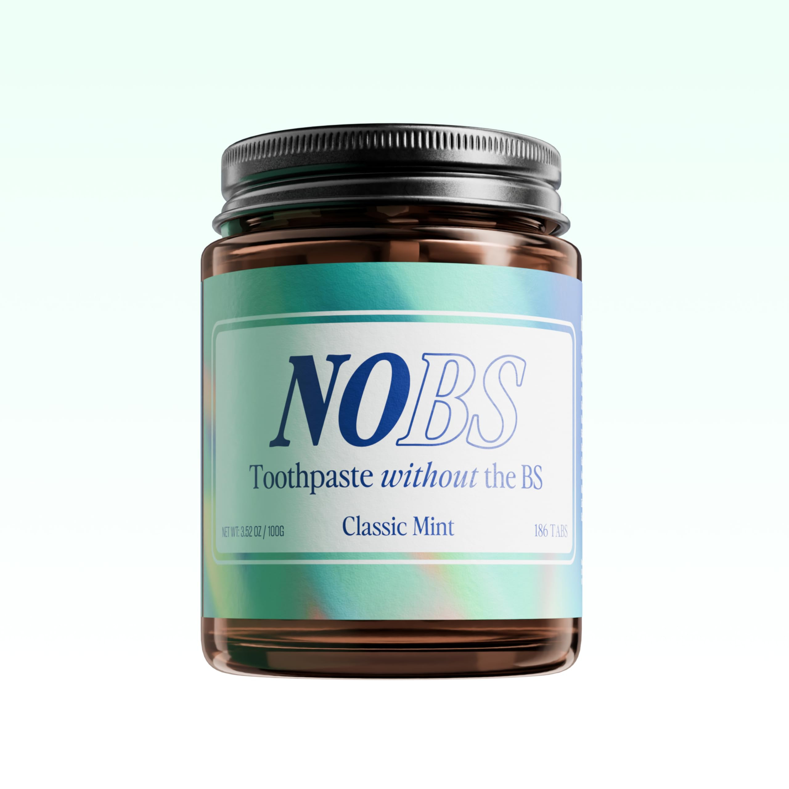 NOBS (No Bad Stuff) Toothpaste Tablets - Nano Hydroxyapatite, Fluoride & Plastic Free, Eco & Trav... | Amazon (US)