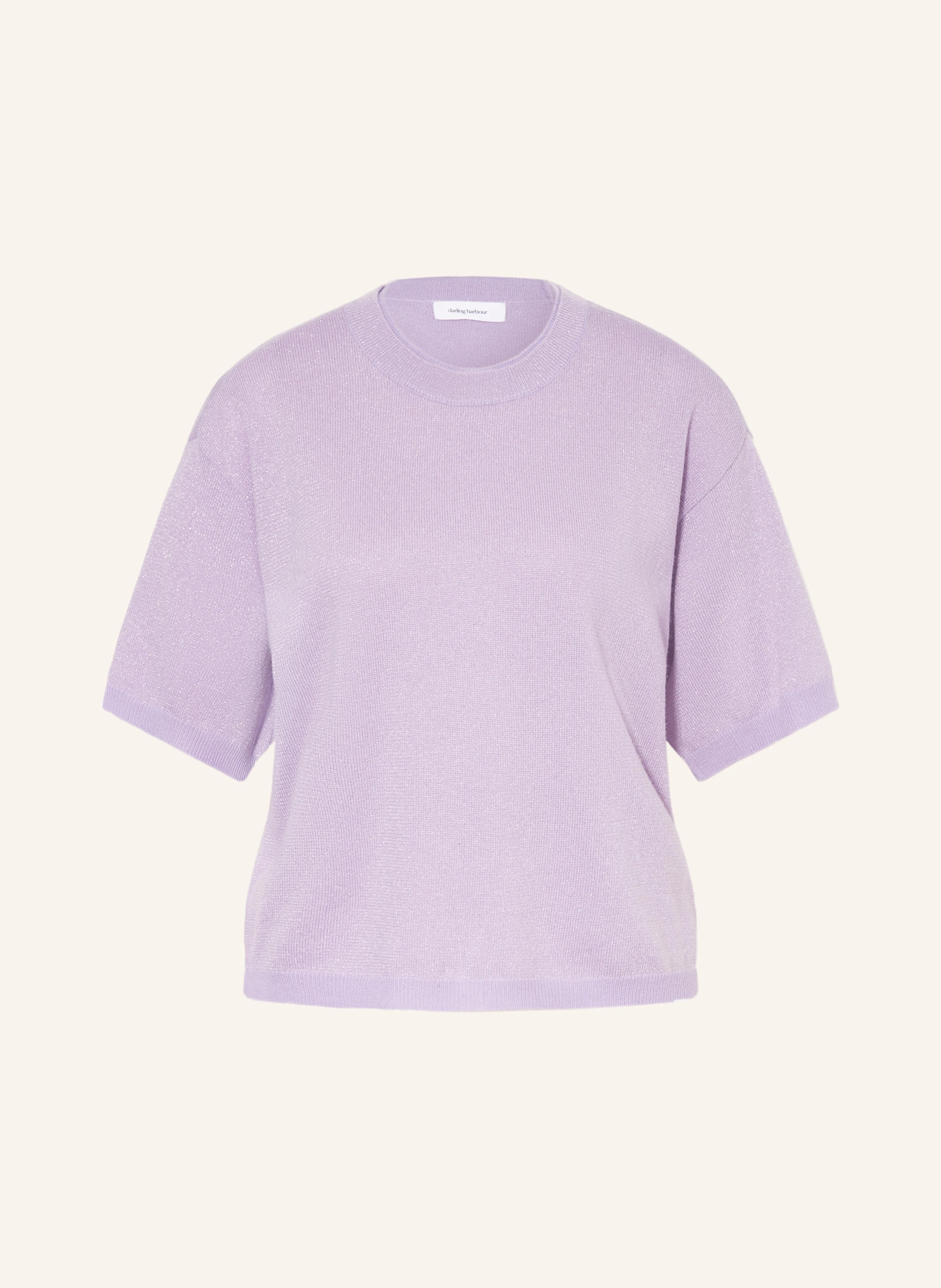 darling harbour Strickshirt aus Cashmere mit Glitzergarn in lilac | Breuninger (DACH)