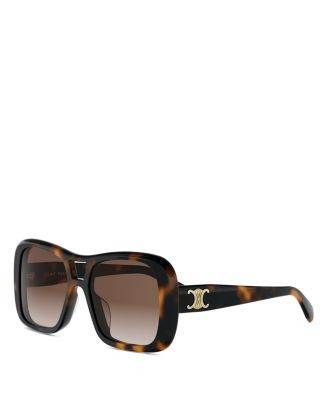 CELINE Triomphe Pilot Sunglasses, 55mm | Bloomingdale's Jewelry & Accessories | Bloomingdale's (US)