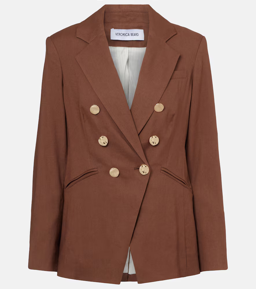 Veronica Beard Elle Dickey linen-blend blazer | Mytheresa (US/CA)
