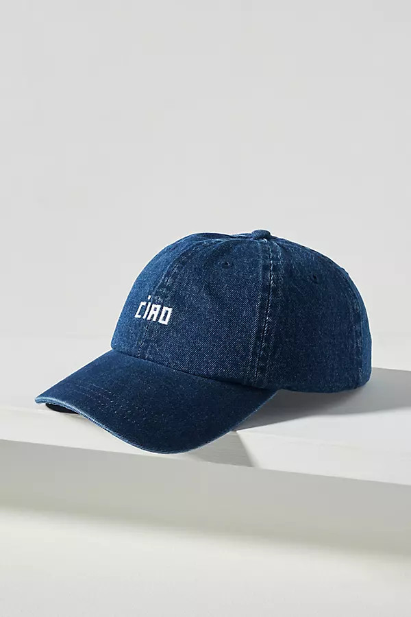 Clare V. Denim Ciao Baseball Hat | Anthropologie (US)