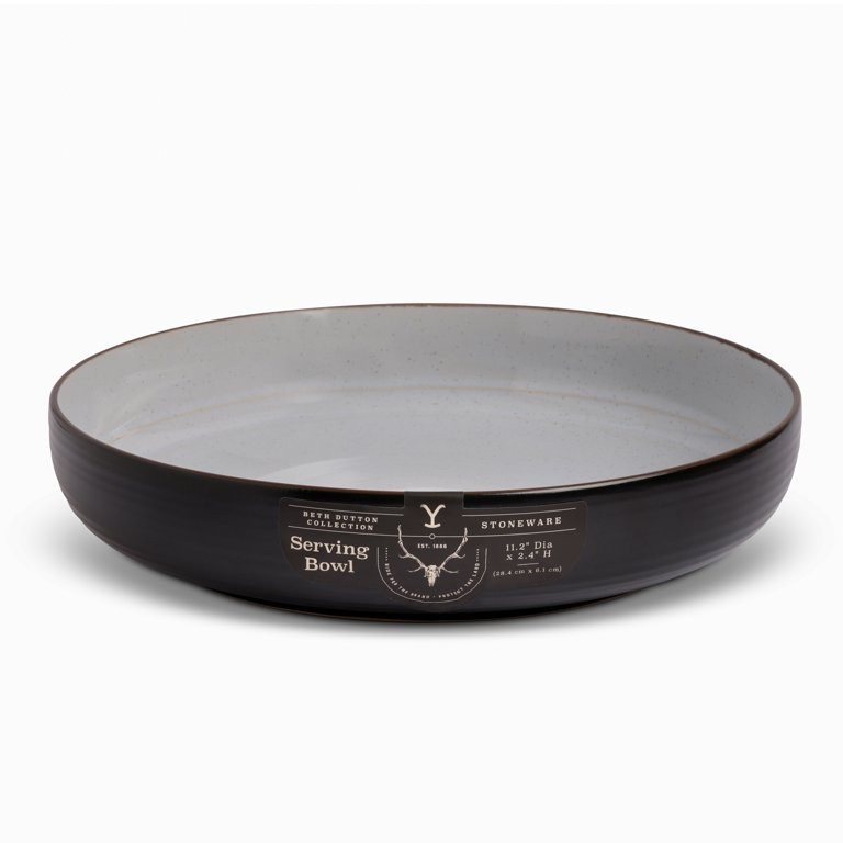 Yellowstone Ceramic Serve Round Bowl, Beth Collection | Walmart (US)