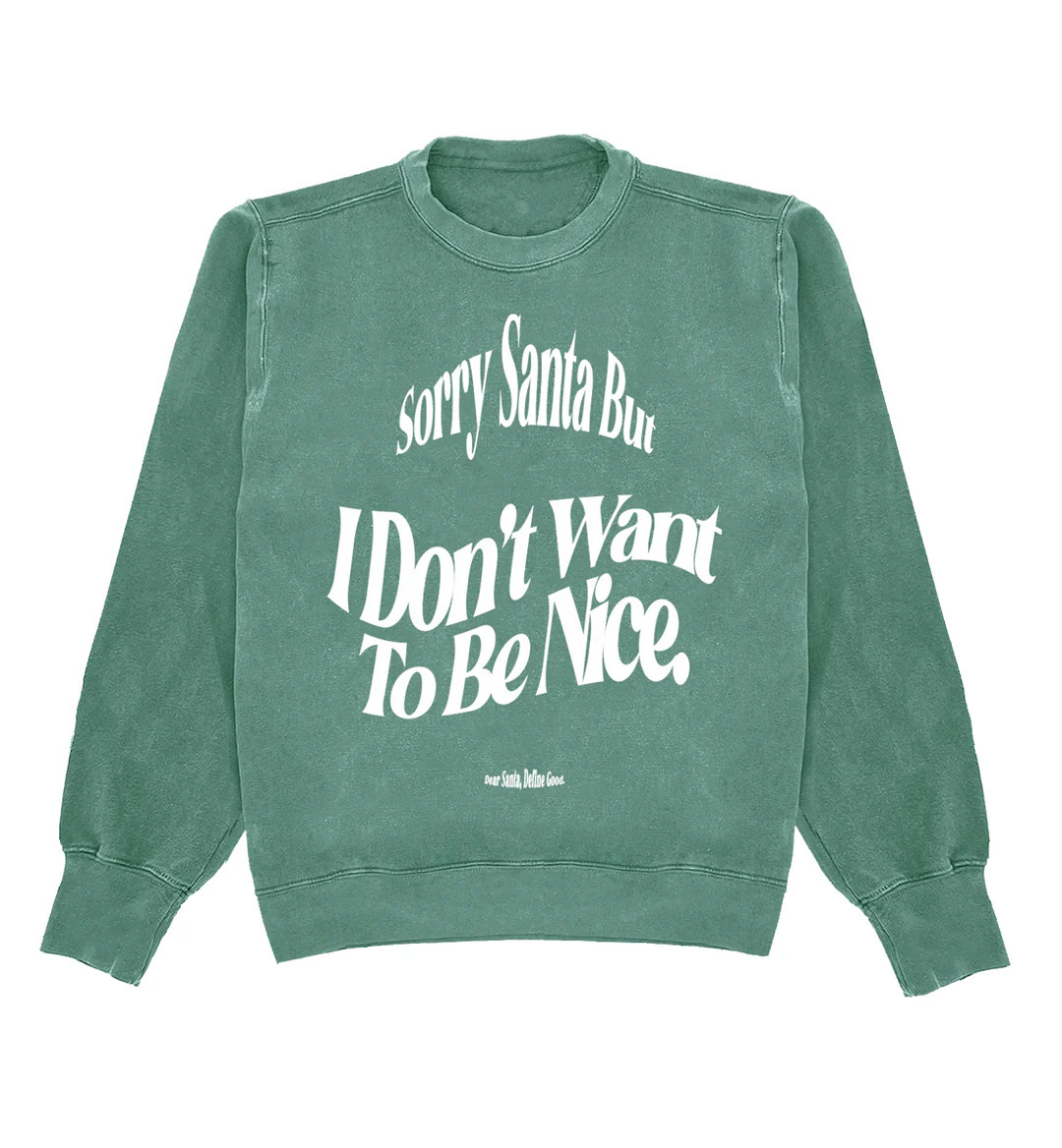 Sorry Santa Crewneck | Shop Kristin Jones